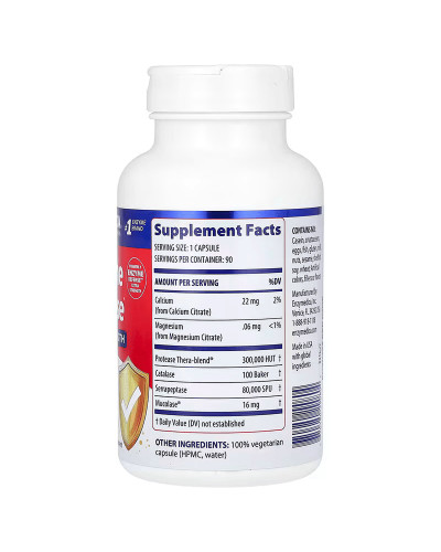 Ферменты для защиты иммунной системы, Immune Defense, Extra Strength, Enzymedica, 90 капсул