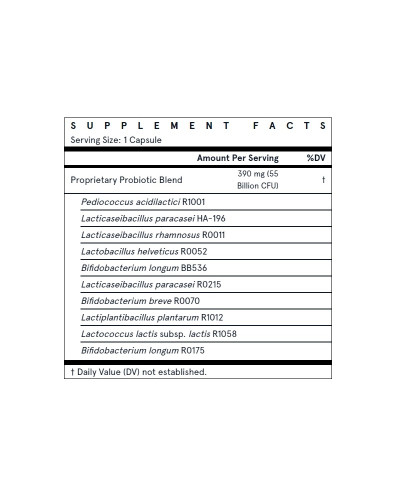 Пробіотики, 55 млрд КУО, Jarro-Dophilus EPS, Jarrow Formulas, 30 вегетаріанських капсул