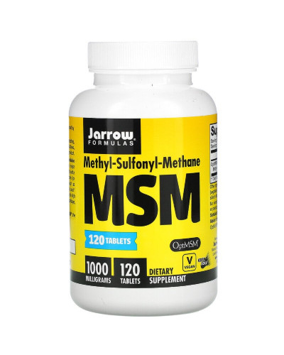 ЧСЧ, 1000 мг, MSM, Jarrow Formulas, 120 таблеток