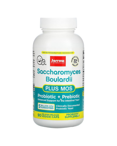 Комплекс Пробіотиків Сахароміцети Буларді, Saccharomyces Boulardii, Jarrow Formulas, 90 капсул