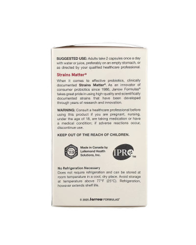 Пробіотики, 10 млрд КУО на порцію, Jarro-Dophilus EPS, Jarrow Formulas, 120 вегетаріанських капсул