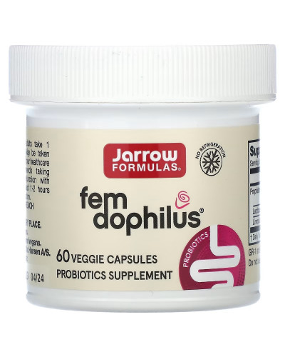 Пробіотики Для Жінок, Жіночий дофілус, 1 млрд КУО, Women's Fem Dophilus, Jarrow Formulas, 60 вегетаріанських капсул Пробіотики Для Жінок, Жіночий дофілус, 1 млрд КУО, Women's Fem Dophilus, Jarrow Formulas, 60 вегетаріанських капсул