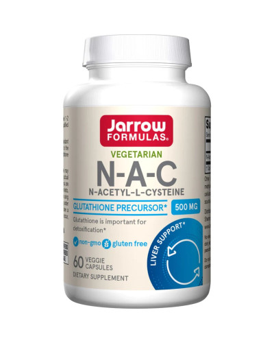NAC (N-Ацетил-L-Цистеїн), 500 мг, Jarrow Formulas, 60 вегетеріанських капсул