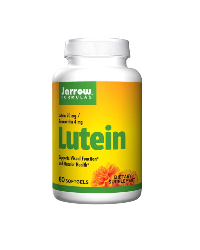 Лютеин, 20 мг, Lutein, Jarrow Formulas, 60 желатиновых капсул