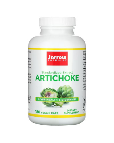 Артишок, Artichoke, Jarrow Formulas, 180 вегетарианских капсул.