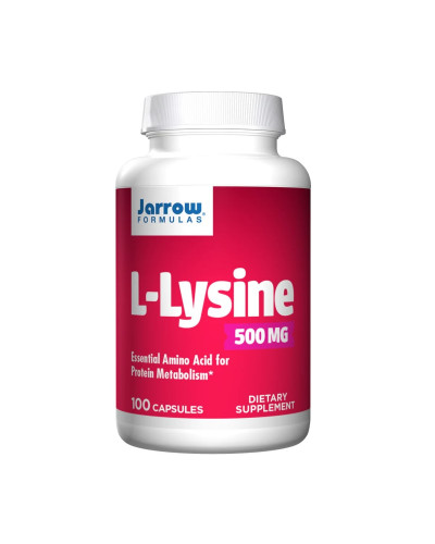 L-Лізин, L-Lysine, Jarrow Formulas, 500 мг, 100 Капсул