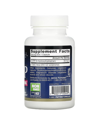 5-HTP (Гидрокситриптофан), Jarrow Formulas, 50 мг, 90 Вегетарианских капсул