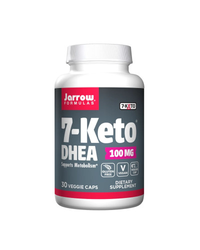 7-KETO, (Дегидроэпиандростерон), Jarrow Formulas, 100 Мг, 30 Вегетарианских Капсул