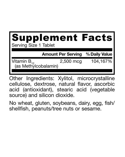 Метил B-12, 2500 мкг, тропический вкус, Methyl B-12, Jarrow Formulas, 100 жевательных таблеток Метил B-12, 2500 мкг, тропический вкус, Methyl B-12, Jarrow Formulas, 100 жевательных таблеток