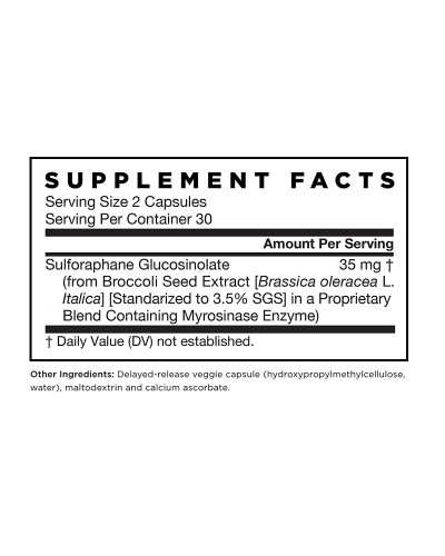 Мірозіназа, Екстракт броколі, Myrosinase Activated SGS, BroccoMax, Jarrow Formulas, 60 вегетаріанських капсул