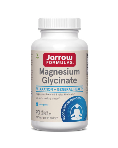 Магній гліцинат, 360 мг, Magnesium Glycinate, Jarrow Formulas, 90 вегетаріанських капсул