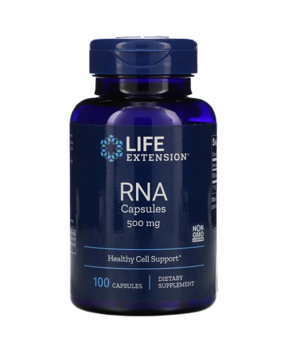 Рибонуклеиновая кислота, RNA Capsules, Life Extension, 500 мг, 100 капсул