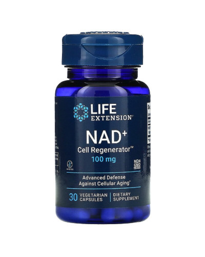 Регенератор клітин NAD+ 100 мг, NAD+ Cell Regenerator, Life Extension, 30 вегетаріанських капсул