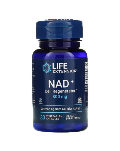 Регенератор клітин NAD+ 300 мг, NAD+ Cell Regenerator, Life Extension, 30 вегетаріанських капсул