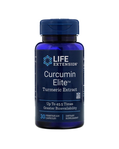 Екстракт куркуми, Curcumin Elite, Life Extension, 30 рослинних капсул