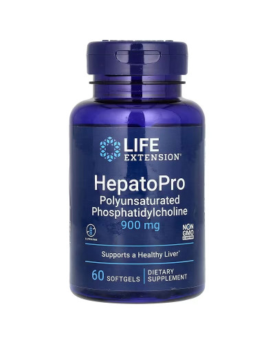 Фосфатидилхолін, 900 мг, HepatoPro, Life Extension, 60 гелевих капсул