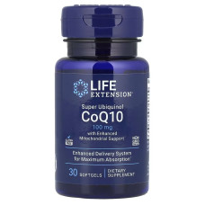 Убихинол с мумие, 100 мг, Super Ubiquinol CoQ10, Life Extension, 30 гелевых капсул