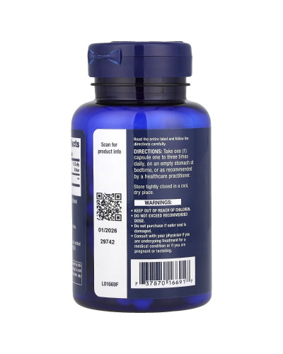Гліцин, 1000 мг, Glycine, Life Extension, 100 вегетаріанських капсул