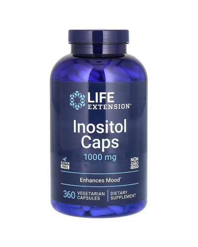 Інозитол, 1000 мг, Inositol, Life Extension, 360 вегетаріанських капсул