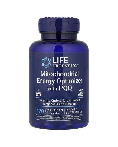 Оптимізатор мітохондріальної енергії з PQQ, Mitochondrial Energy Optimizer with PQQ, Life Extension, 120 вегетаріанських капсул