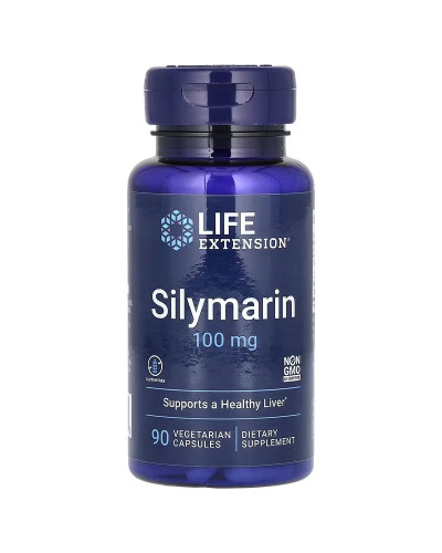Розторопша (Сілімарін), 100 мг, Silymarin, Life Extension, 90 вегетаріанських капсул