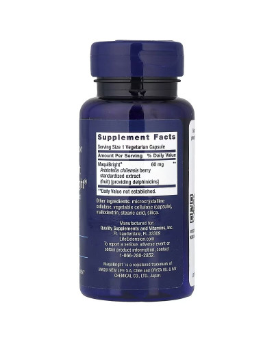 Захист від втоми очей, Tear Support with MaquiBright, Maqui Berry Extract, Life Extension, 30 вегетаріанських капсул
