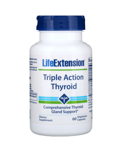 Комплекс для поддержки щитовидной железы, Thyroid Support Complex, Life Extension, 60 капсул
