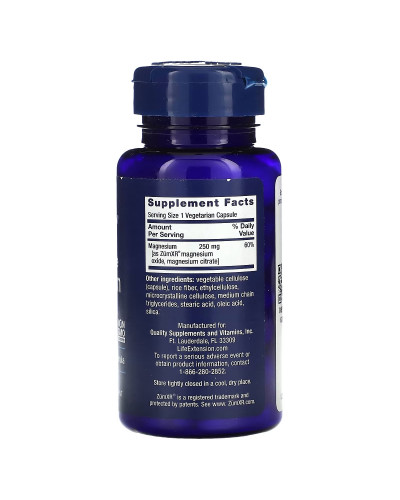 Магний пролонгированного действия, Extend-Release Magnesium, Life Extension, 60 вегетарианских капсул