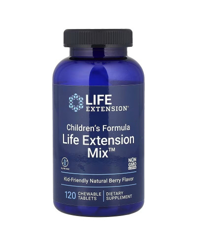 Мультивітаміни для дітей, смак ягід, Children's Formula, Life Extension, 120 жувальних таблеток