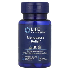 Облегчение симптомов менопаузы, 4 мг, Menopause Relief, Life Extension, 30 таблеток