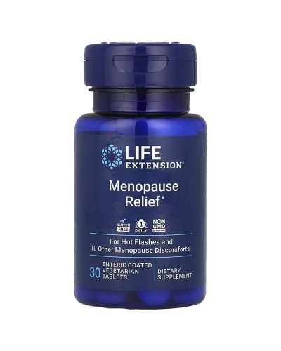Полегшення симптомів менопаузи, 4 мг, Menopause Relief, Life Extension, 30 таблеток