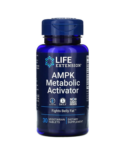 Активатор метаболизма, AMPK Metabolic Activator, Life Extension, 30 вегетарианских таблеток