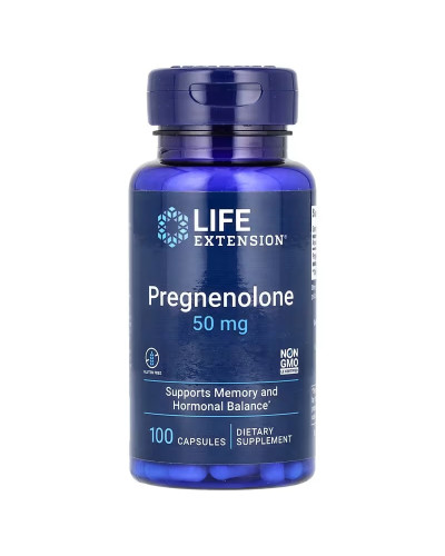 Прегненолон, Pregnenolone, Life Extension, 100 капсул