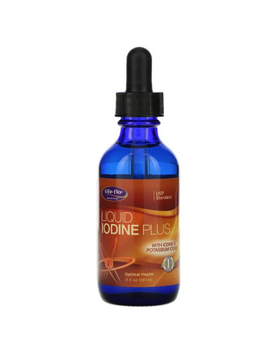 Жидкий Йод плюс, Liquid Iodine Plus, Life-flo, 59 мл (2 жидких унции)