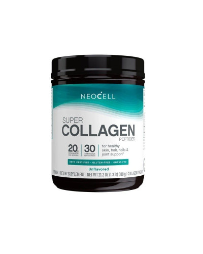 Пептиды Супер коллагена, 20 гр, Тип 1&3, Super Collagen Peptides, NeoCell, 600 гр