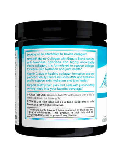 Морской коллаген с косметической смесью, Marine Collagen with Beauty Blend, NeoCell, 198 г (7 унций)