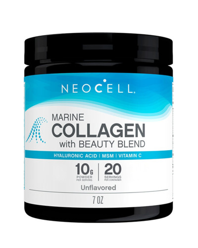 Морской коллаген с косметической смесью, Marine Collagen with Beauty Blend, NeoCell, 198 г (7 унций)