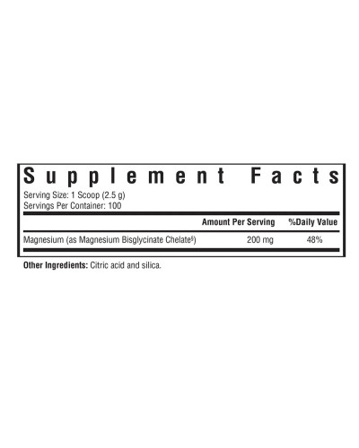 Магній гліцинат у порошку, 200 мг, Magnesium Glycinate Powder, Seeking Health, 187,5 гр