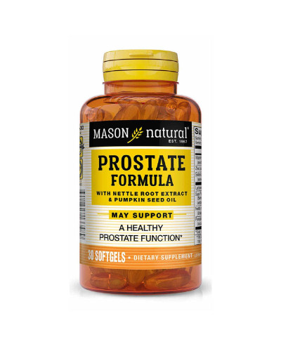 Здоров'я простати, Prostate Formula, Mason Natural, 30 гелевих капсул