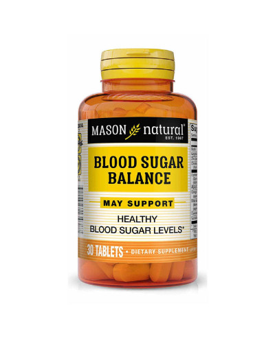 Баланс сахара в крови, Blood Sugar Balance, Mason Natural, 30 таблеток