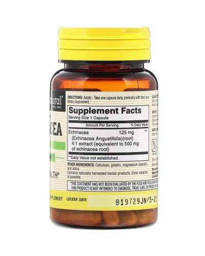 Эхинацея, Echinacea, Mason Natural, 60 капсул Эхинацея, Echinacea, Mason Natural, 60 капсул