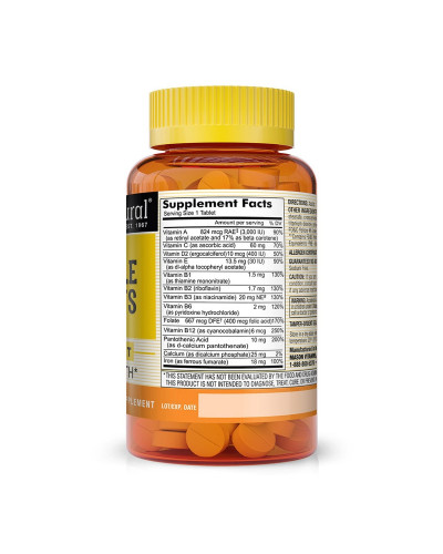 Мультивитамины с железом на каждый день, Daily Multiple Vitamins With Iron, Mason Natural, 365 таблеток