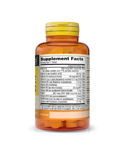 Мультивитамины на каждый день, Daily Multiple Vitamins, Mason Natural, 100 таблеток