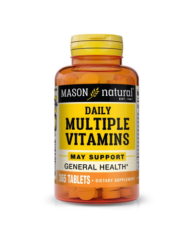 Мультивітаміни на кожен день, Daily Multiple Vitamins, Mason Natural, 365 таблеток