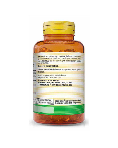 Вітамін Е 90мг, Vitamin E 200IU, Mason Natural, 100 гелевих капсул