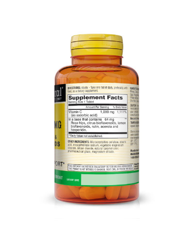 Вітамін C 1000мг, з шипшиною та біофлавоноїдами, Vitamin C Plus Rose Hips та Bioflavonoids Complex, Mason Natural, 60 таблеток Вітамін C 1000мг, з шипшиною та біофлавоноїдами, Vitamin C Plus Rose Hips та Bioflavonoids Complex, Mason Natural, 60 таблеток