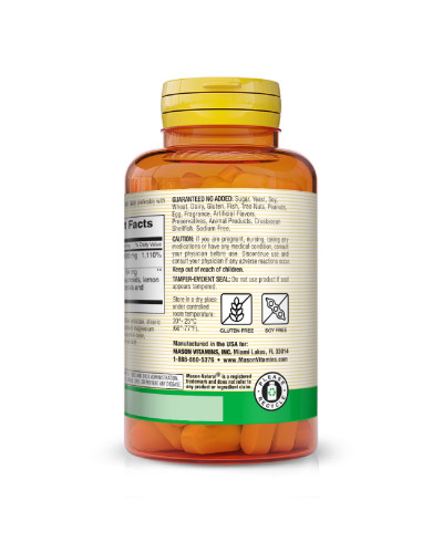 Вітамін C 1000мг, з шипшиною та біофлавоноїдами, Vitamin C Plus Rose Hips та Bioflavonoids Complex, Mason Natural, 60 таблеток Вітамін C 1000мг, з шипшиною та біофлавоноїдами, Vitamin C Plus Rose Hips та Bioflavonoids Complex, Mason Natural, 60 таблеток