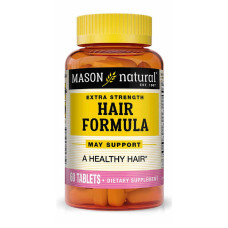 Формула для повышенной прочности волос, Extra Strength Hair Formula, Mason Natural, 60 таблеток