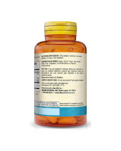 Глюкозамін та Хондроїтин, Glucosamine Chondroitin Regular Strength, Mason Natural, 100 капсул