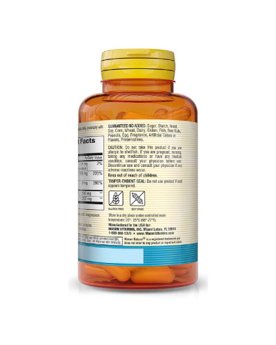 Глюкозамин и Хондроитин 1500/1200, Glucosamine Chondroitin, Mason Natural, 60 капсул